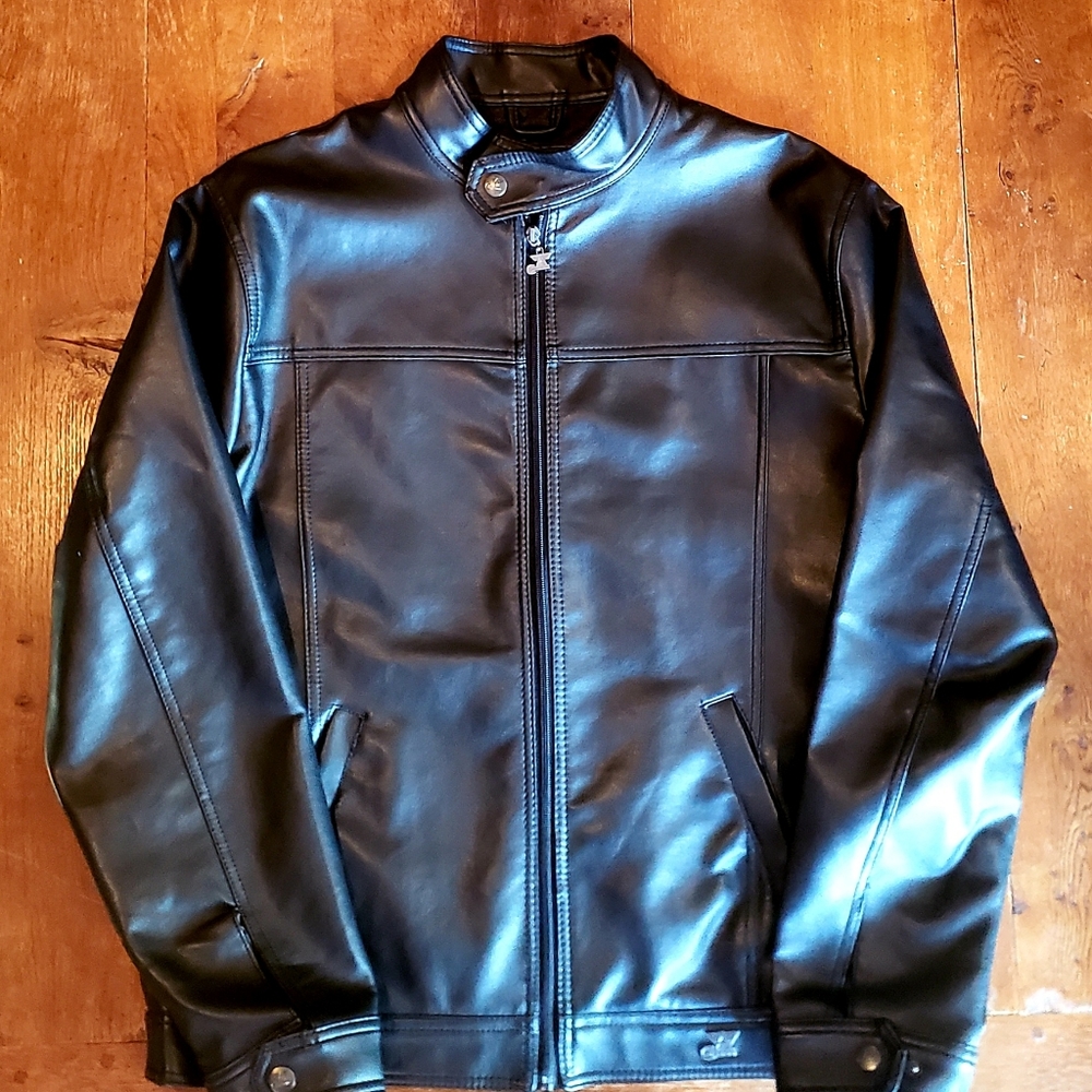 Beautiful A Collezioni faux leather biker jacket